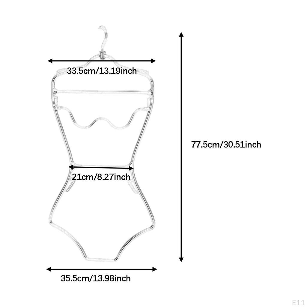 Bikini Swimsuit Hanger Closet Organizer Boutique Bathing Suit Hangera Non Slip Lingerie for