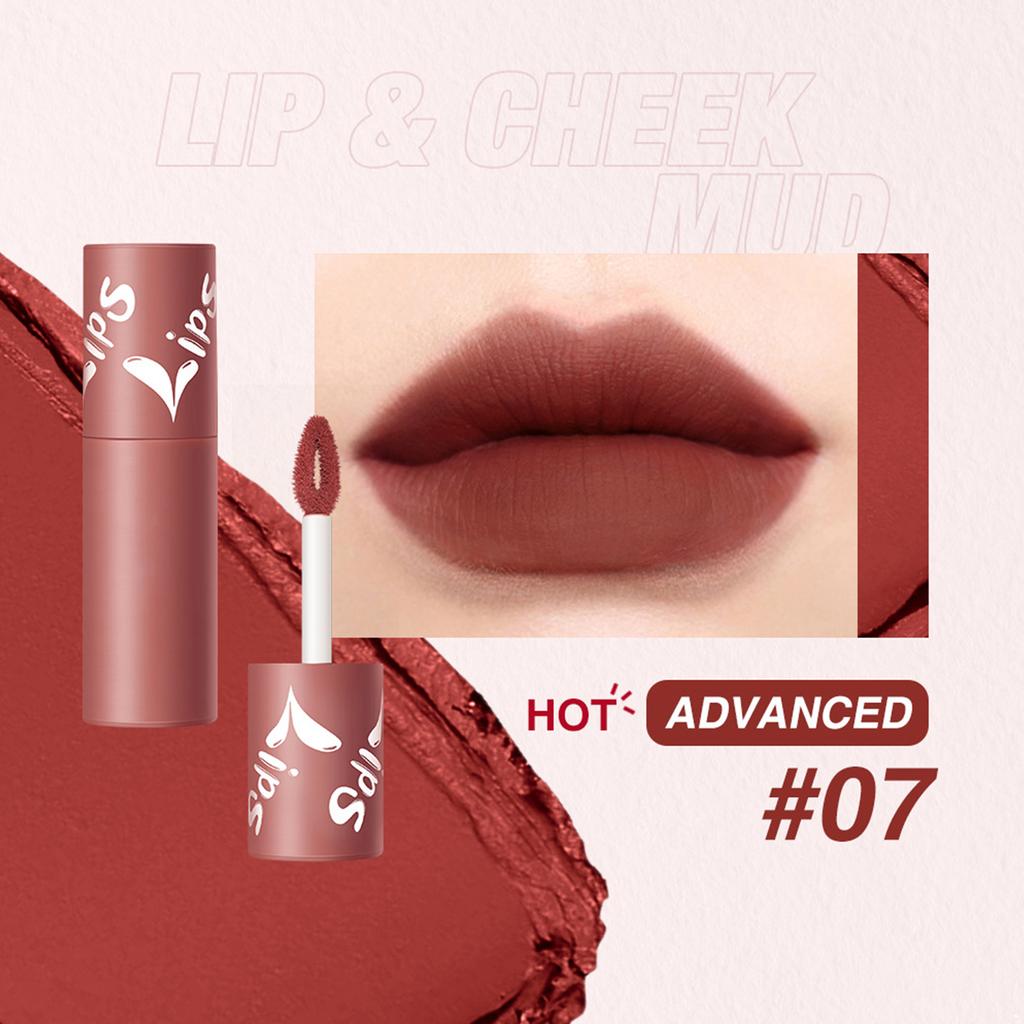 Velvet Matte Lip Stain | Long-wear Smudge-proof Lipstick | Highly Pigmented Gloss for Daily or Party