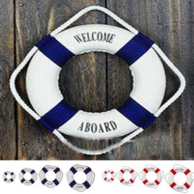 Wanddekoration Rettungsring Schaumstoff An Bord Nautisches Leben Rettungsring Ring Boot Wandbehang Mittelmeerstil Heimdekoration