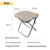 Yizi Miss Portable Padded Outdoor Folding Stool