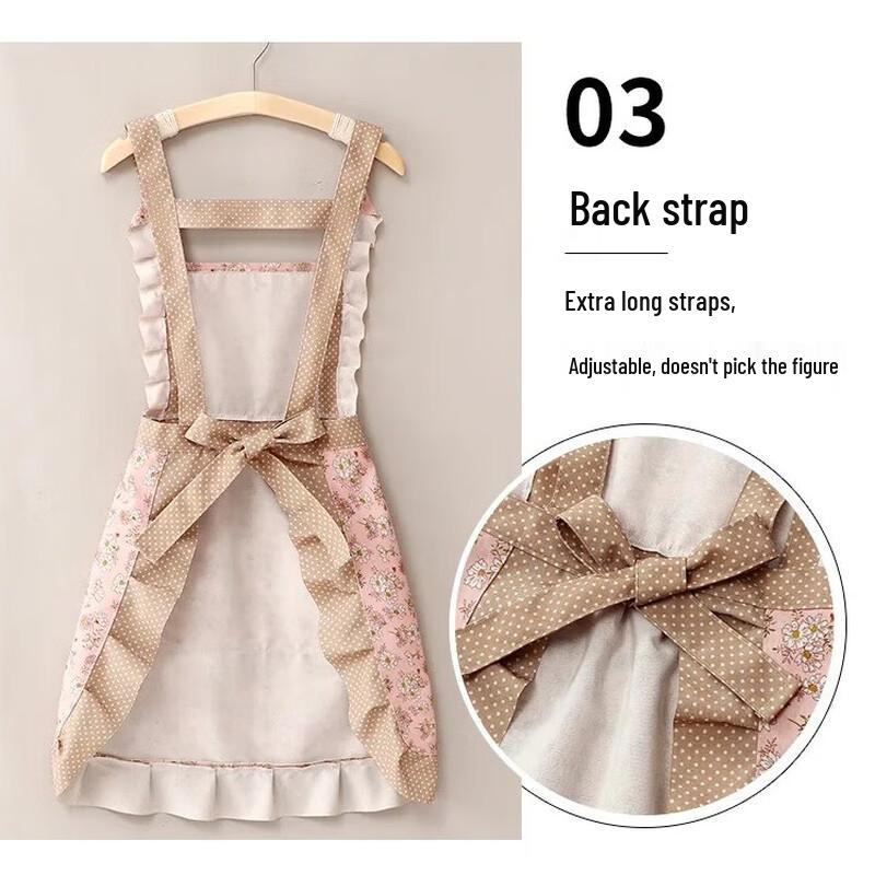 Mengting Hand-Wipable Kitchen Apron