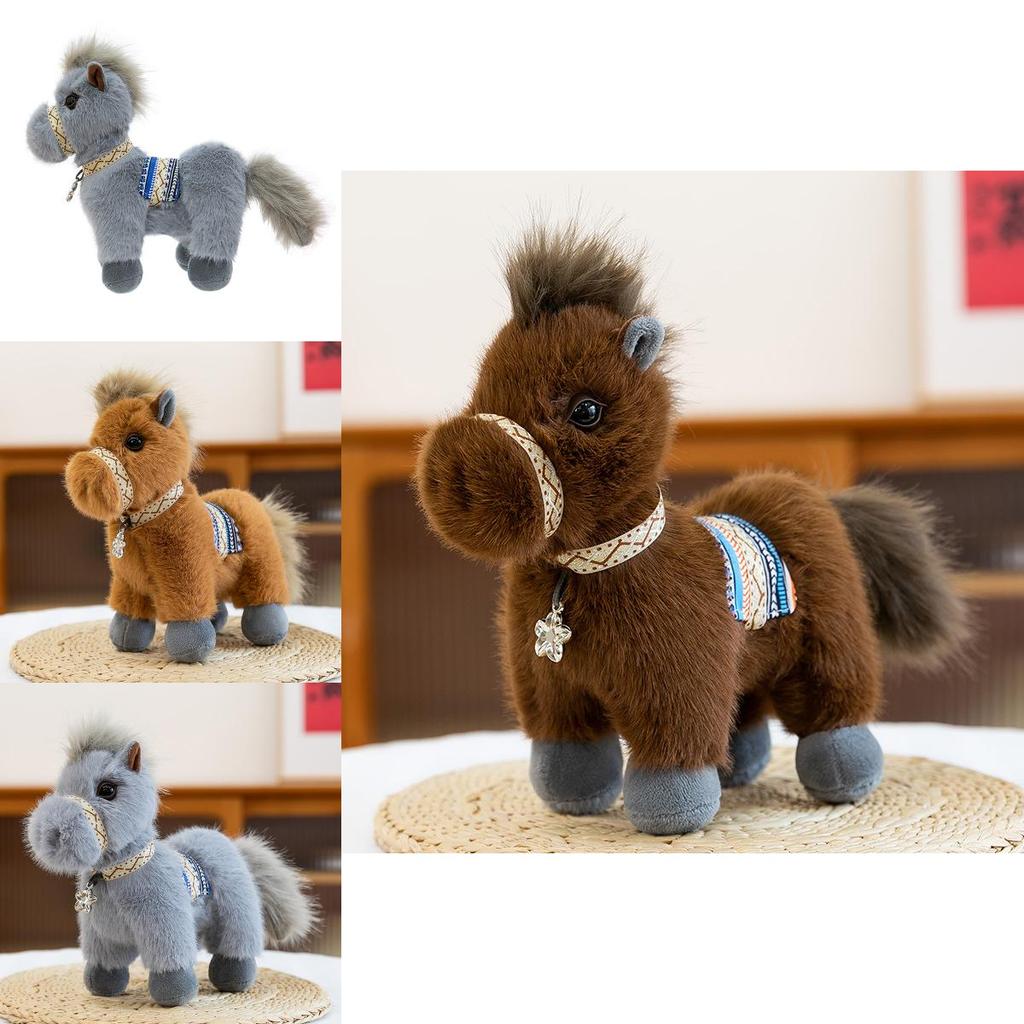 Plüsch-Pony-Spielzeug mit PP-Baumwollfüllung für Kindergeschenk und Dekoration