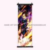 Dragon Ball Z Hanging Paintings Room Decorative Poster Hot Blooded Anime Saiyan Scrolls Picture Gotenks Vegeta Cartoon Wall Art