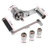 1Set 1/2" 17mm 19mm 21mm Torsional Torque Multiplier Wrench Lug Nut Remover Type Auto Tire Disassembly Repair Tool Kits
