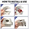 Faucet Lock Anti-Theft Garden Hose Tap Lock Water Spigot Lock Faucet Protection Cover Water Faucet Lock For Kitchen Outdoor
