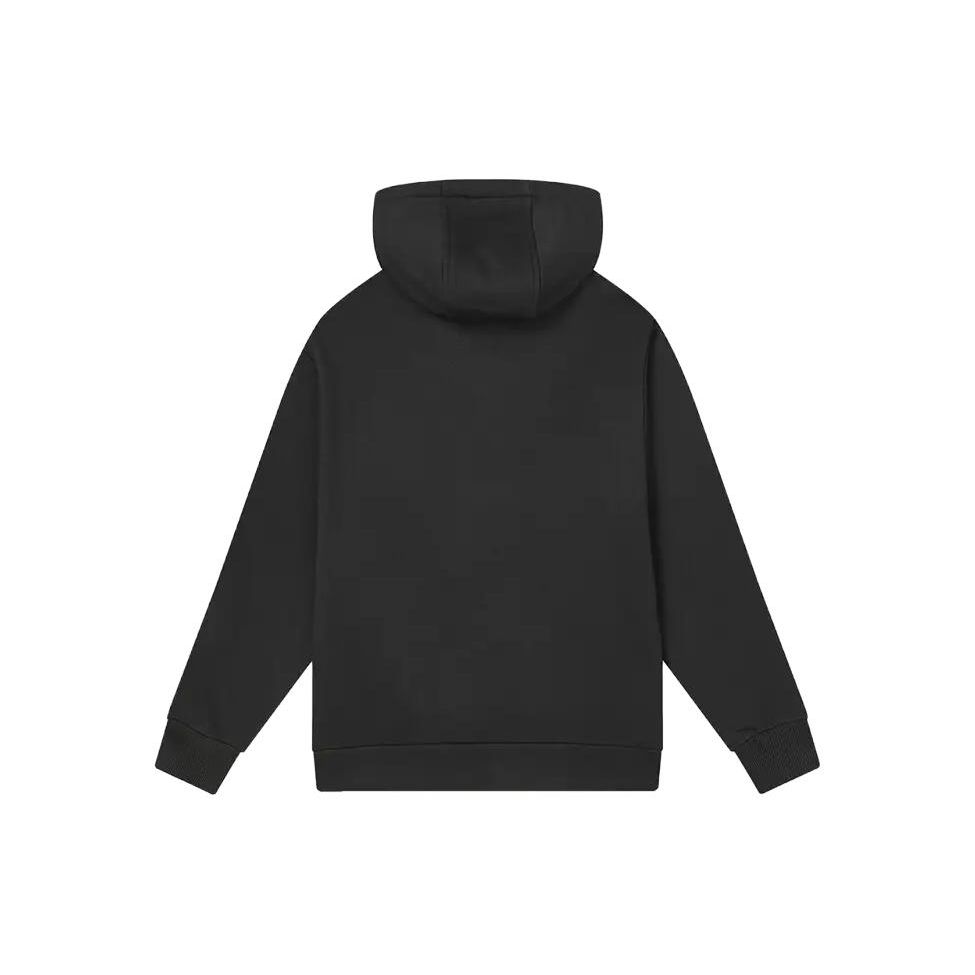 FILA Logo Letter Print Casual Hoodie Unisex Hoodies Black F51U338297R-BK