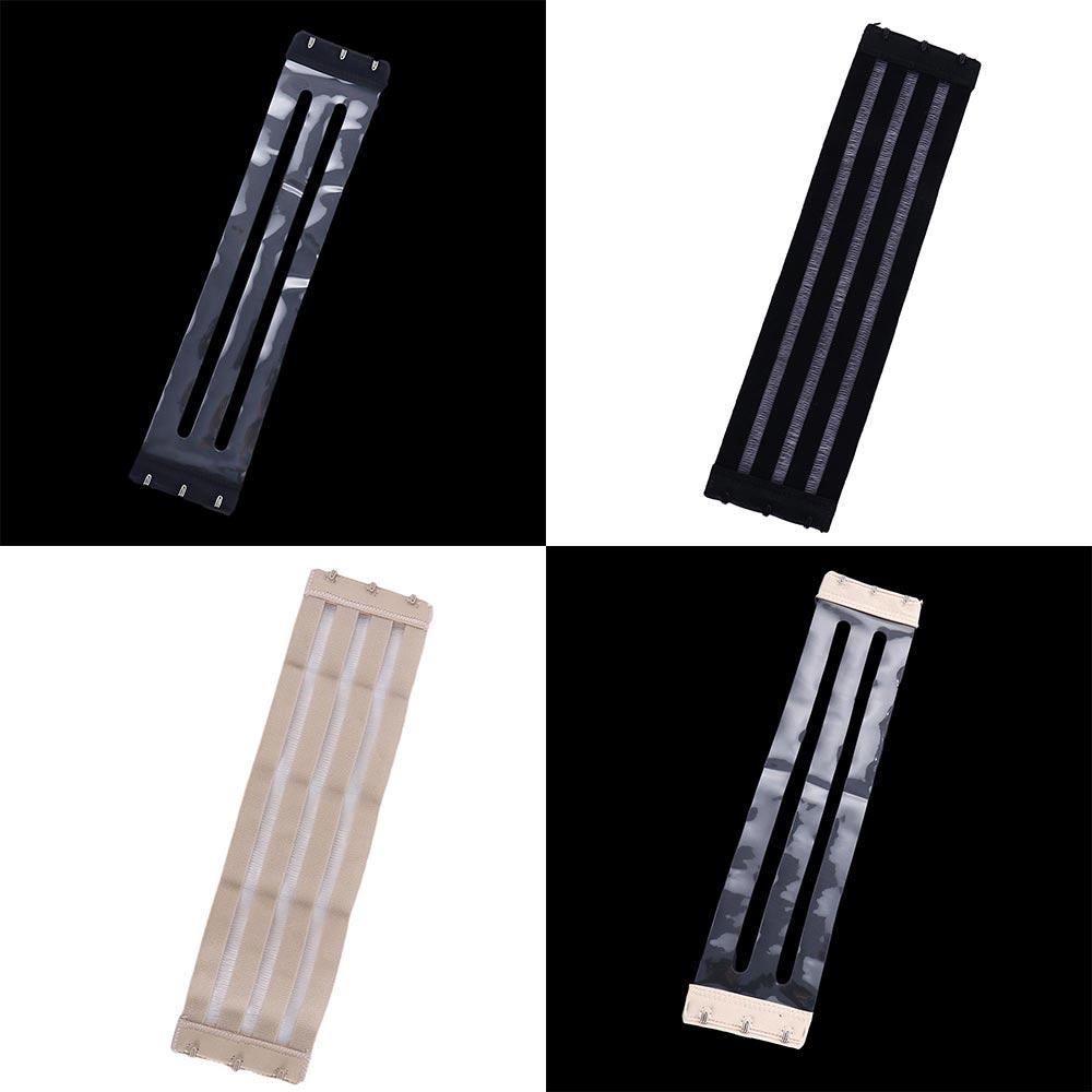 Women Solid Color Bra Accessories Transparent Bra Strap Extender Shoulder Strap Entension Buckle
