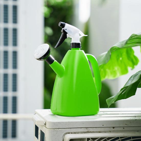 2 In 1 Water Sprayer Adjustable Pressure Sprayer 1L Watering Can with Shower Head And Mister for Indoor Outdoor Gardening