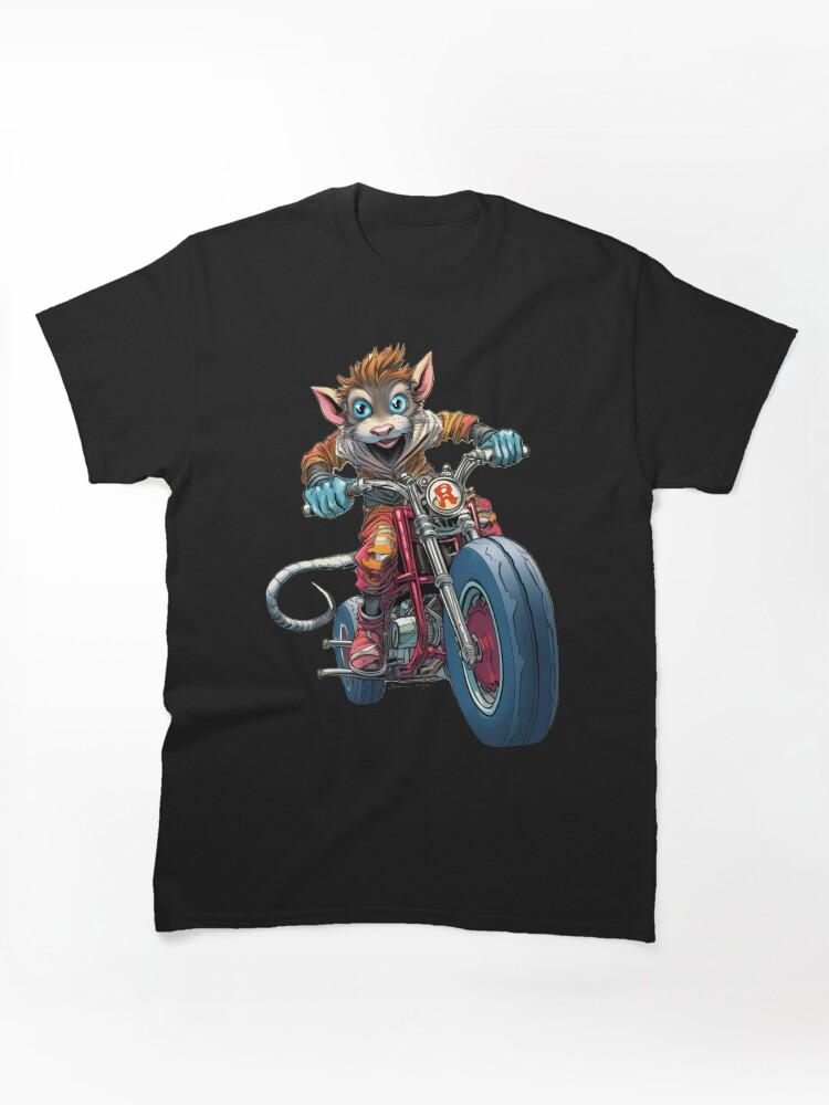 Biker Mice from Mars Rebel Biker Boy Rat Gang Rebels Book Illustration by Sarnia Classic T-Shirt