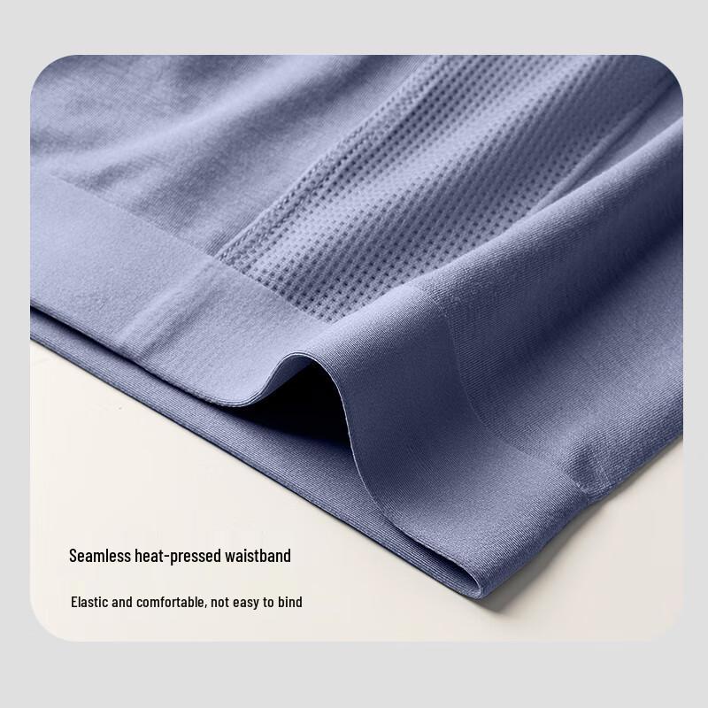 LANGSHA Men's Modal Antibacterial Ice Silk Boxer Briefs