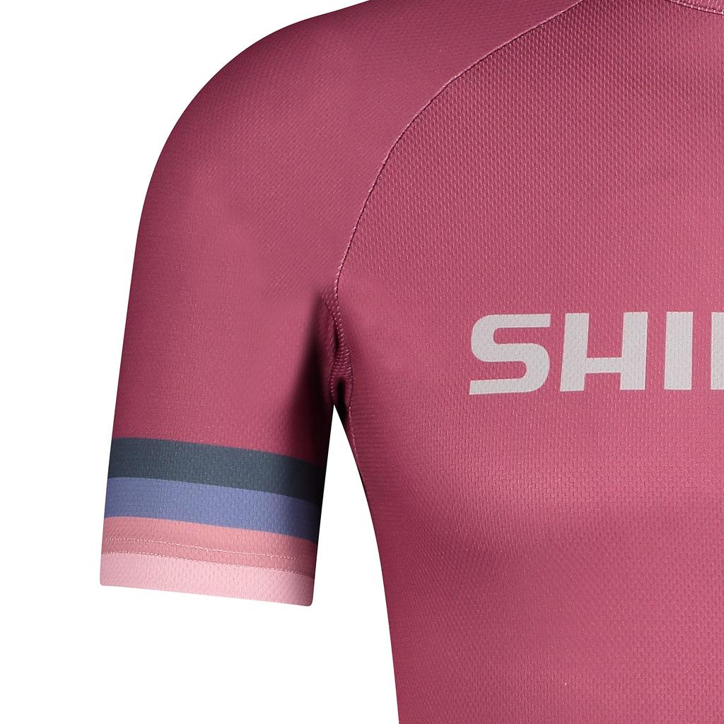 SHIMANO Cycling Jersey LOGO Jersey 2023 Model Plum XS Recommended (European Size) Height 157-167cm