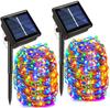 Outdoor Waterproof 8-mode Solar Light String Fairy Tale Light Outdoor Garden Viewing Light Christmas Party Decoration Atmosphere Light