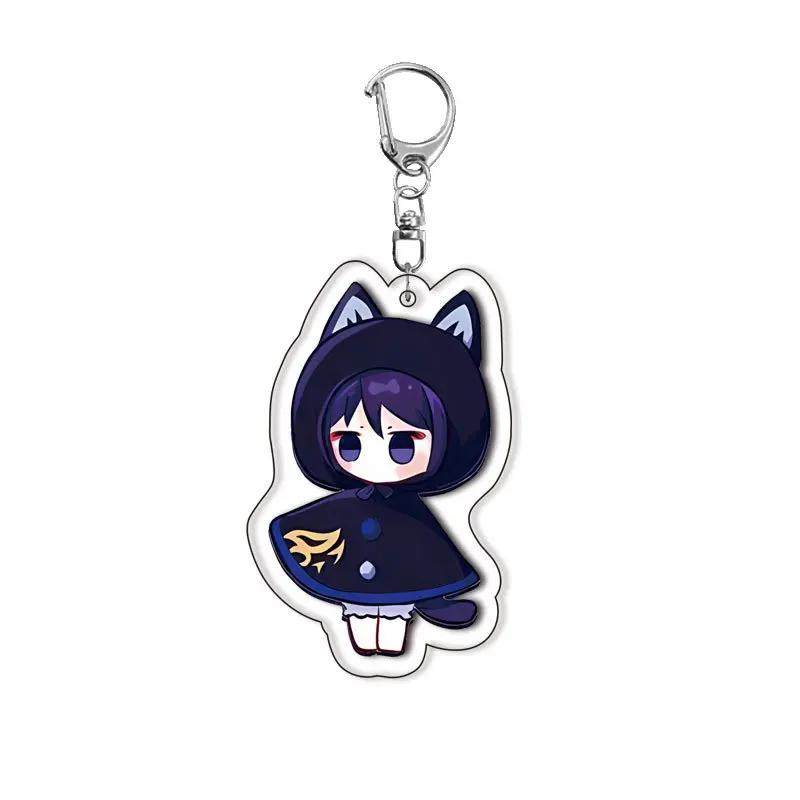 New Game Cookie Running Acrylic Fun Keychain Shadow Milk Pure Vanilla Cookie Pendant Keyrings Fans Gifts Bag Hanging Accessories