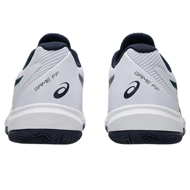 Asics Game FF Synthetic Leather Fashion Comfortable Trendy Minimalist Shock Absorbing Lightweight Low Top Tennis Shoes Men sneakers 1041A490-102