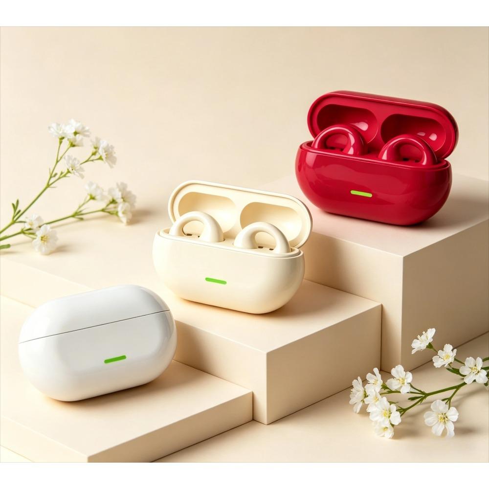 Xiaomi T75 Fone Bluetooth Headset 5.3 Wireless Air Conduction Headphones Clip Ear Music Noise Canceling HD Call Sports Gaming Earphone