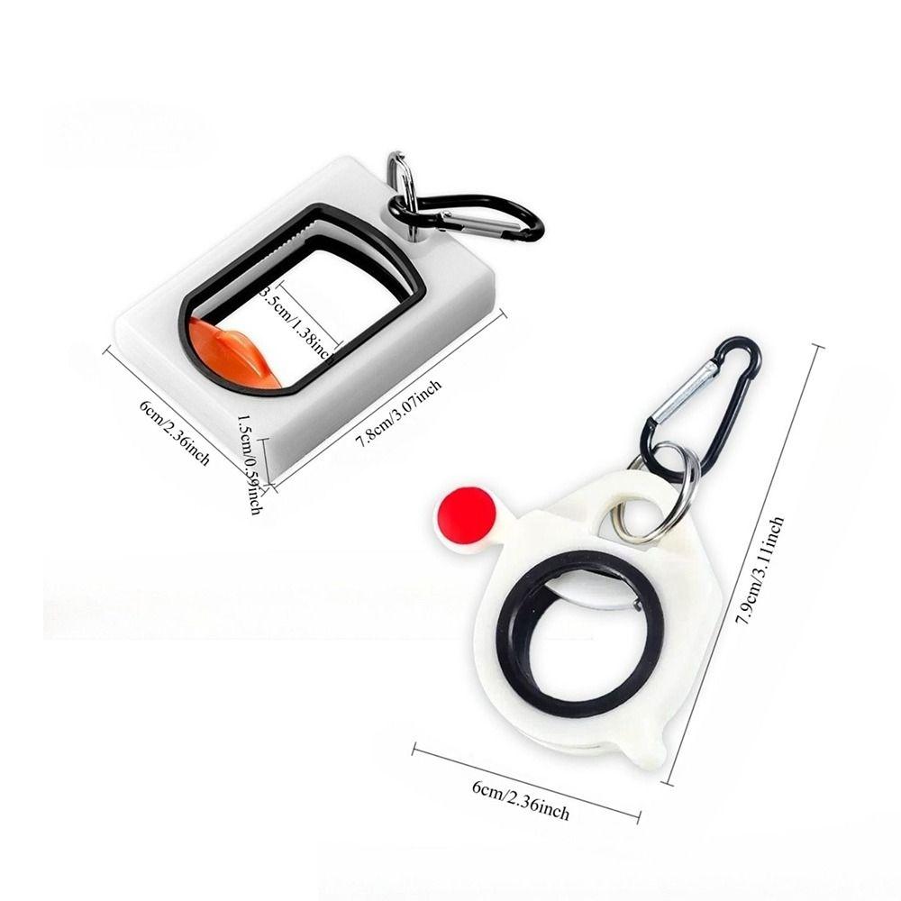 Fluorescent Cable Tie Organizer Square Round Wire Tie Tightener Plastic Cable Organizer  Indoor Use