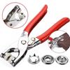 Prong Ring Pliers Press Studs Snap Fasteners Diy Tool Kit Installation Button