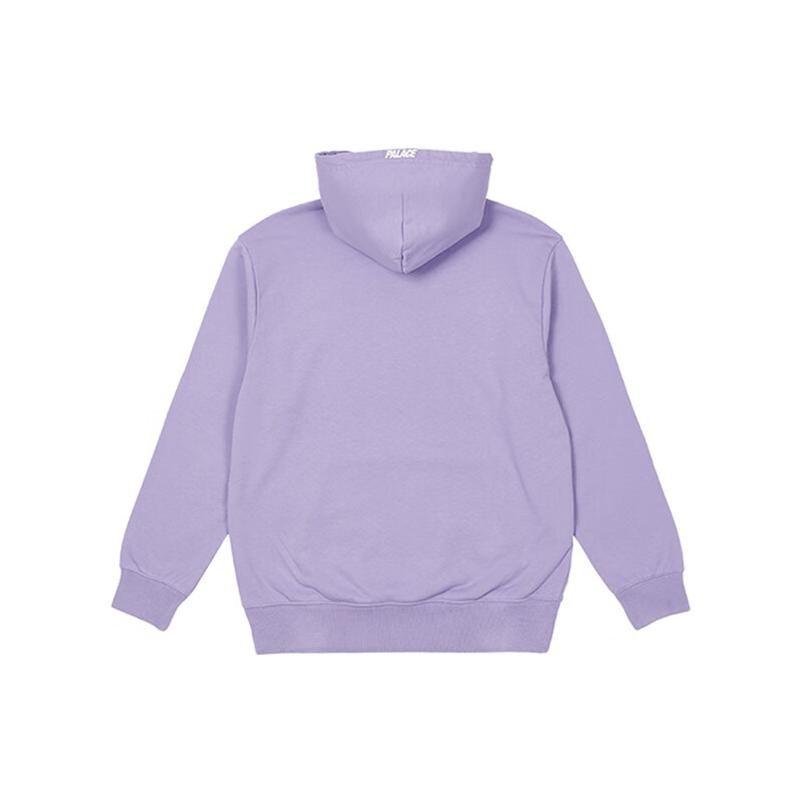 Palace FW22 Double Popper P Hood Custom Sweatshirt Unisex Tops Purple P21CS248