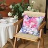 Wuthering Waves Aemeath Cushion Cover Silky Short Plush Invisible Zipper Dustproof Sofa Pillow Case for Home Decor