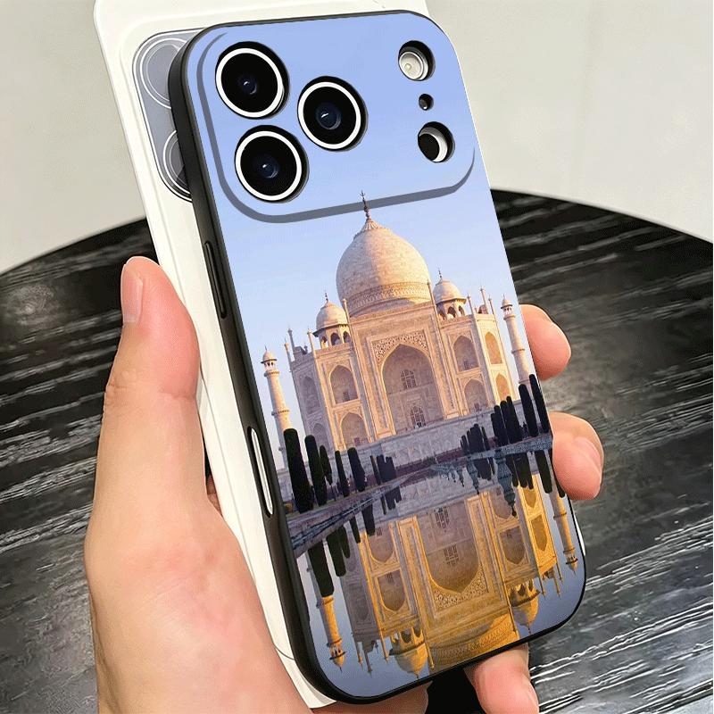 Islam Muslim Mosque Soft Phone Case for iPhone 16 16E 17 Air 15 Pro Max 14 Plus 13 Mini 11 12 7 Black Cover Back Shell