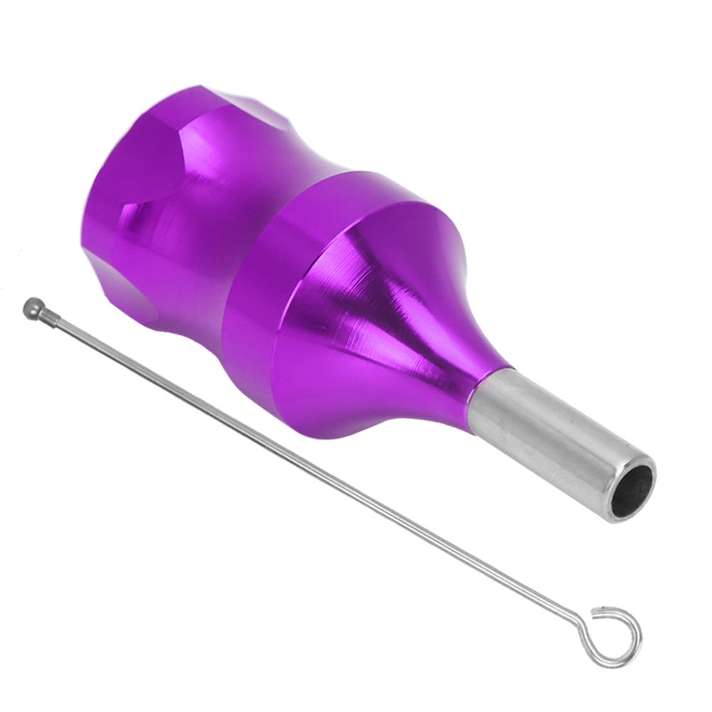 28mm Tattoo Machine Grip Aluminum Alloy Cartridge Needles Tattoo Grip Tattoo SuppliesPurple