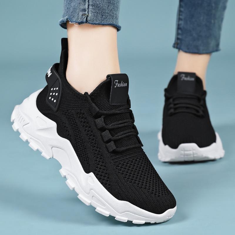 NISEX Shoes Spring Fashion New Mesh Breathable Platform Retro Sneakers