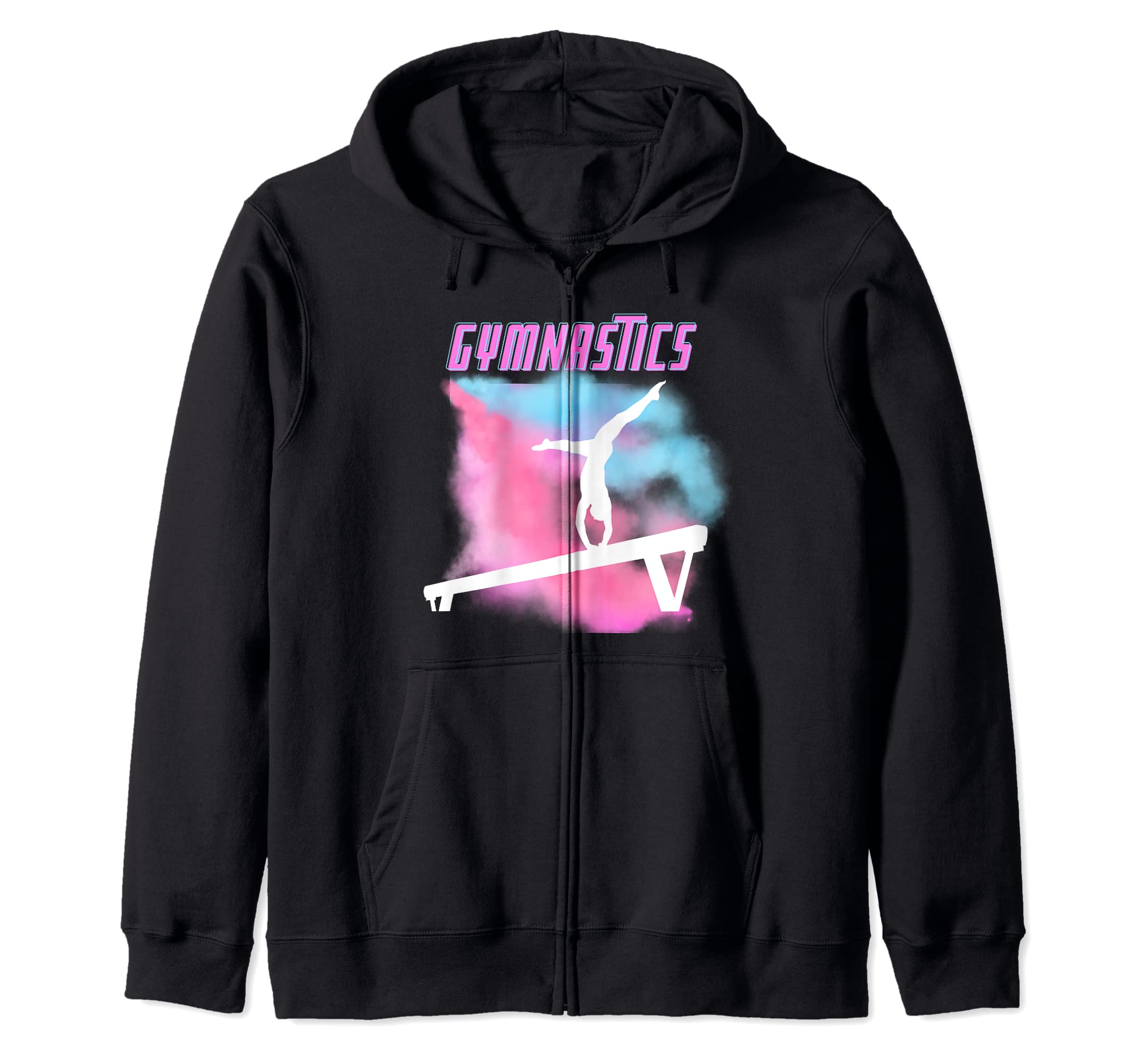 

Gymnastics Balance Beam Color Bomb Zip Parka чорний