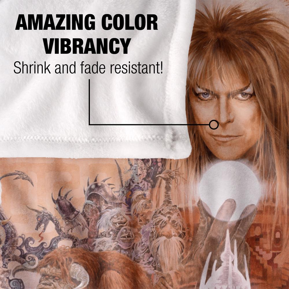 Labyrinth Maze Montage Silky Poster Supersoft Blanket