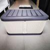 Dulap Impermeabil de Depozitare Exterior cu Ușă - Organizator din Plastic pentru Scule pentru Balcon sau Curte