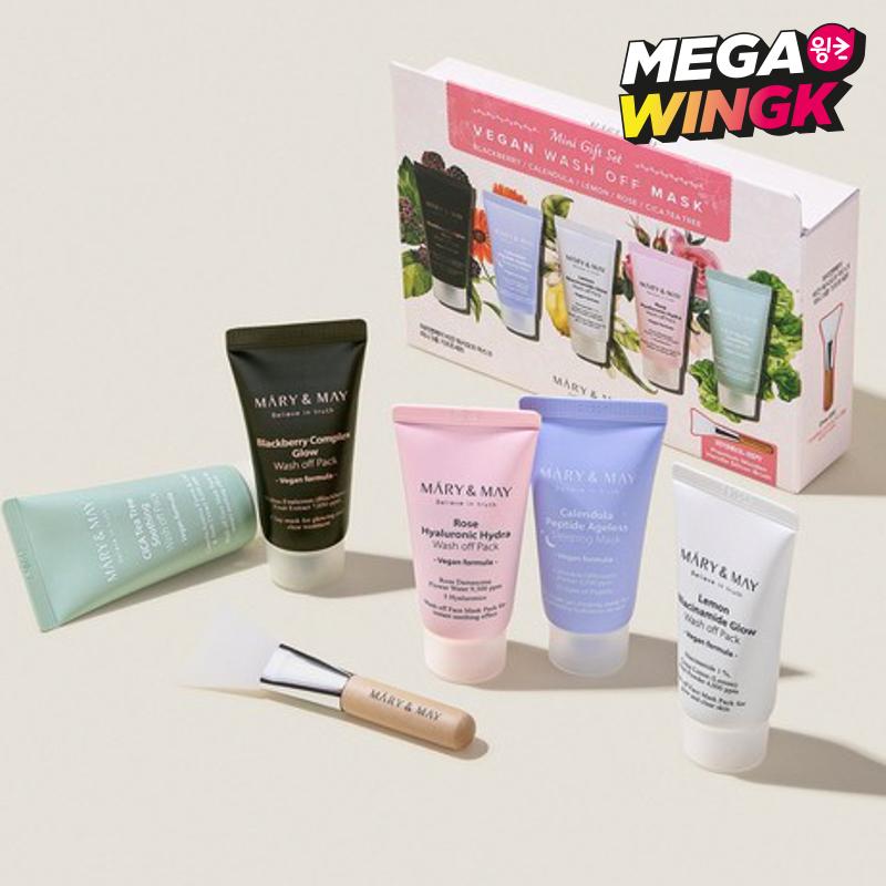 

Mary&May Wash-Off Mask Mini 30g x 5 Types Gift Set