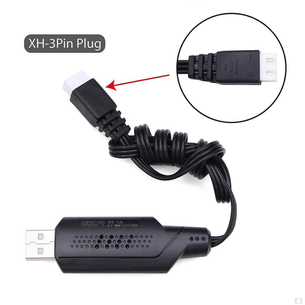 7.4V USB Cable Adapter Reliable Efficient Charging Lightweight Compact Portable Cords Xh-3P
