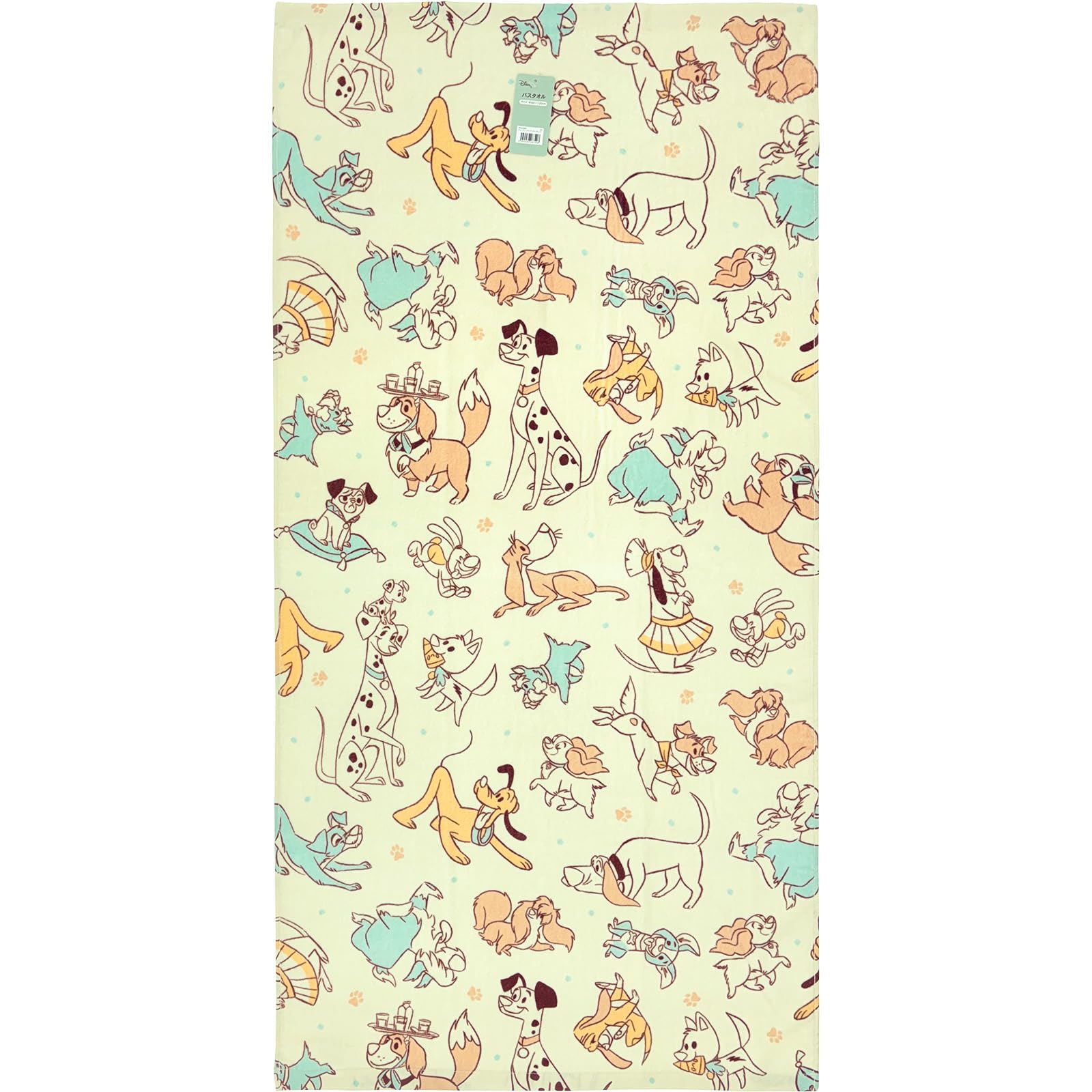 Hayashi Bath 60 x 120 Disney Cutie Dog BP427600 Towel, Approx. cm, Design,