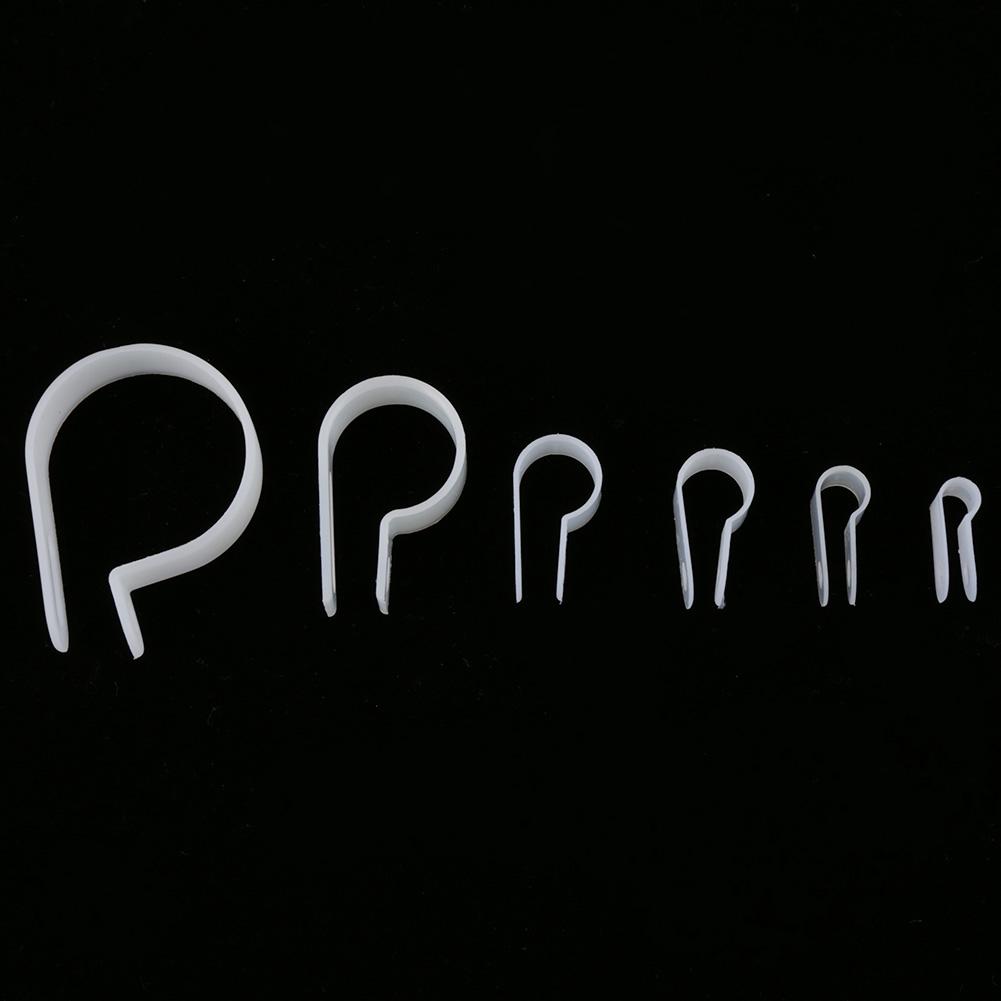 200pcs Nylon Plastic P Fasteners Clips Clamps Assorted Box for Cable Conduit Kit