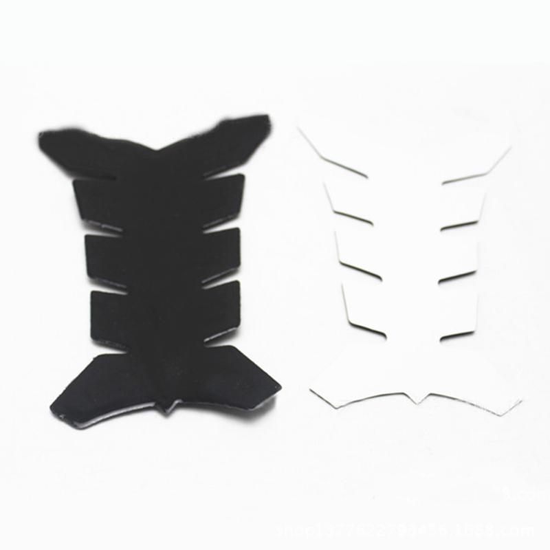 POTAN Motocykel Tank Protector Cover Pad 3D Fishbone Gumové obtisky těla