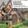 M-Modern-Metal Weather Vane With Rooster Ornament Wind Vane Weather Vain For Roof Weather Vanes For Roofs Rooster Weathervane