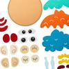 Emotional Learning Toy Felt Busy Board Make A Funny Faces Stickers Games