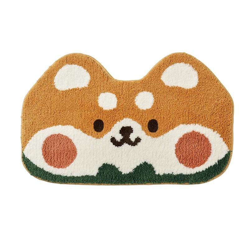 Cartoon Bathroom Carpet Absorbent Soft Floor Mat, Bedroom Bedside Decorative Floor Mat