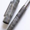 WANCHER Olympus Titan Nocturne Gray Fountain Pen Rhodium MF Medium (Shogun Nib, Plated, Fine)