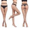1 Sæt Bløde Fiskenet Strømpebukser Figurflatterende Nylon Høj Talje Tynde Fiskenet Strømpebukser til Hjemmet