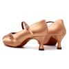Silk Modern Dance Shoes Adult Women Mid Heel 5.5cm Waltz Ballroom Standard Dance Shoes Latin Tango
