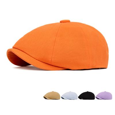 Newsboy Cap Men British Cap Beret Women Paintsman Cap Octagonal Cap