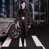 Jin Yujie Damen Lange Daunenjacke mit Kapuze