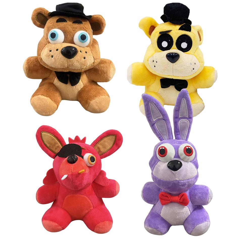 Five Night At Freddy Fnaf Plush Adorable Playthings Doll Bonnie Bear Foxy Cartoon Stuffed Dolls Freddy Playthings Designed For Children Fans Gifts