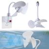 Modern LED Ceiling Fan E27 Base/USB Chandelier Ceiling Fan Hose Extender Indoor Ceiling Fan Light for Bedroom Living Room