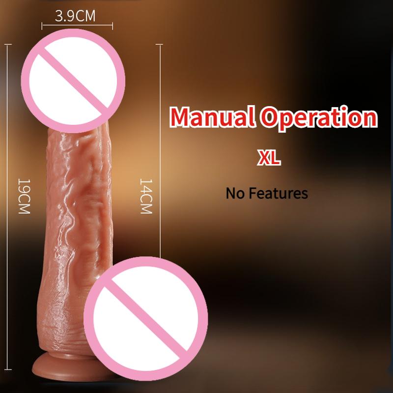 Realistic Dildo Vibrator Masturbator for Women Sex Toy Remote Control Heating Artificial Big Penis Telescopic Vibrators Anal Sex