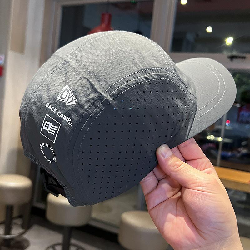 Casquette de Baseball à Séchage Rapide pour Femmes Casquette de Running Casquette de Baseball en Mesh Respirant Casquette de Sport d'Extérieur pour Hommes 56-58cm gray