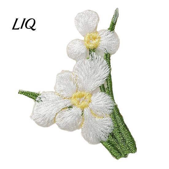 Iron-on Patch Flower Embroidered Patch, Iron On Sew Decorative Floral Applique for Jeans Shirts Hats Bags Repair And Decoration