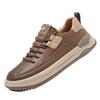 Summer Men's Casual Board Shoes Versatile Shoes Platform Sports Shoes Men's Leather Casual Men's Shoes 2025