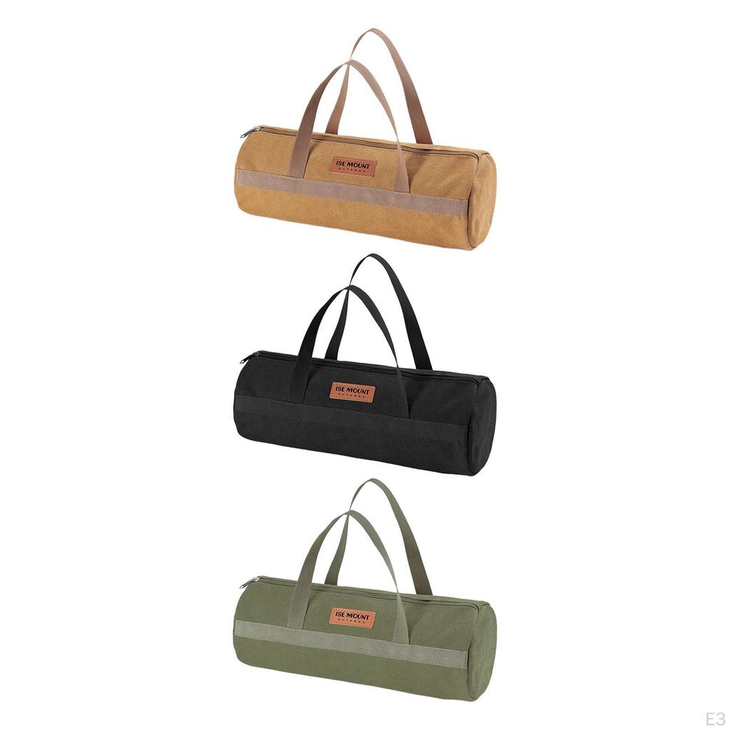 Tent Stakes Storage Bag Camping Peg Holder Multi Tools Portable for Fishing