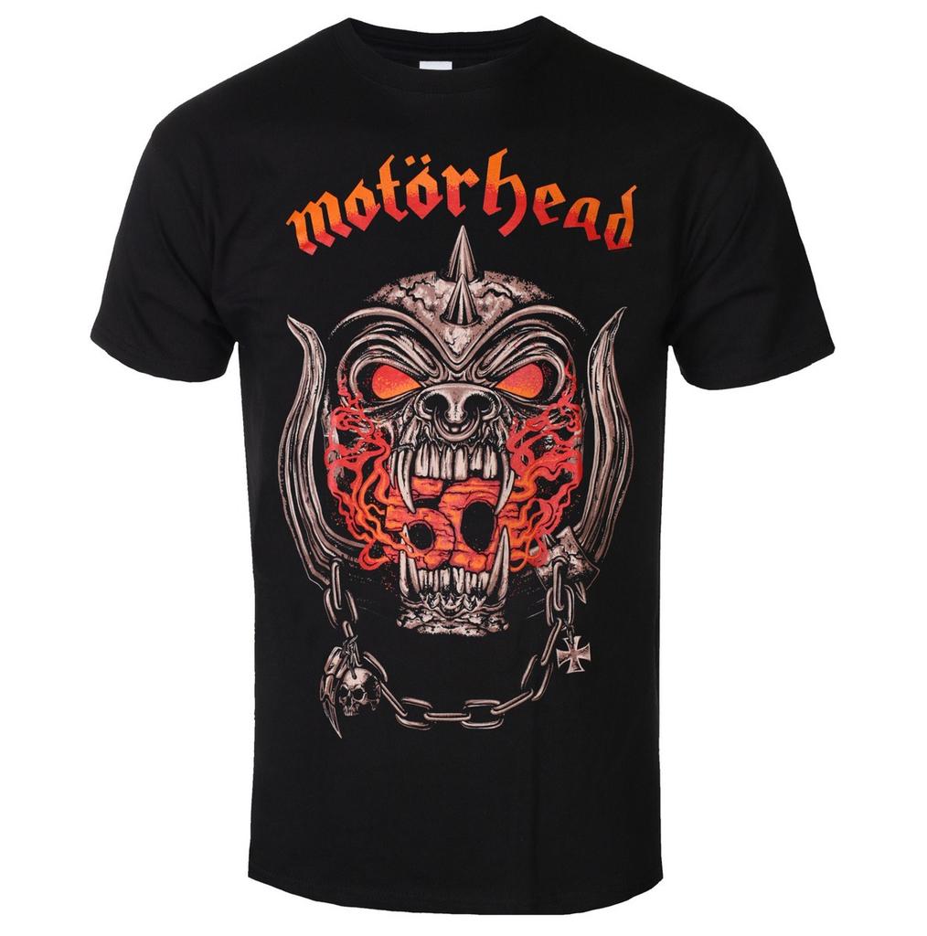 Motörhead Skull Fire 60th Anniversary Black T-shirt